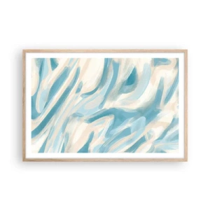 Poster in light oak frame - Whiffs of Spring - 91x61 cm