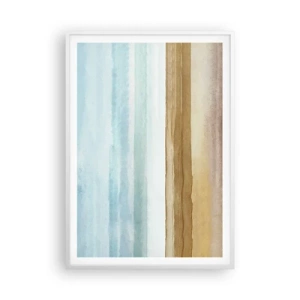 Poster in white frmae - Calming - 70x100 cm
