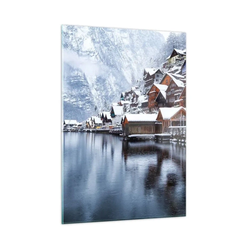 Glass picture - In Winter Decoration - 50x70 cm