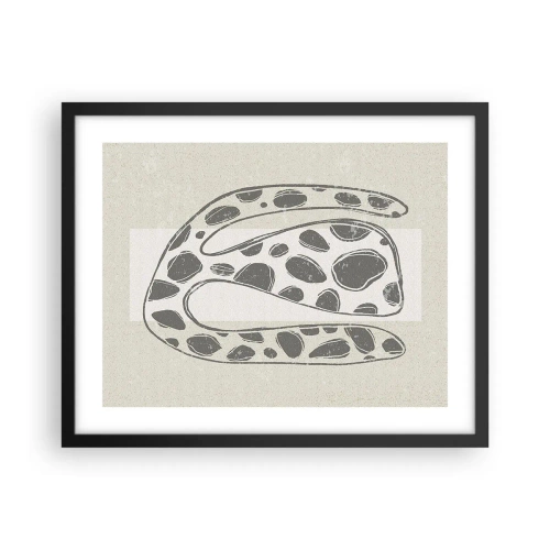 Poster in black frame - Curious Creature - 50x40 cm