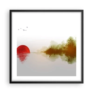 Poster in black frame - Promise of Peace - 50x50 cm
