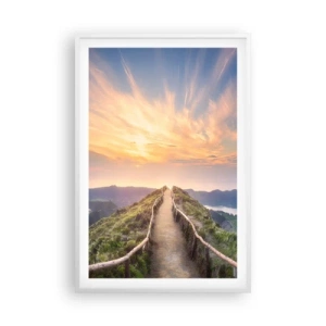 Poster in white frmae - Close to Heaven - 61x91 cm