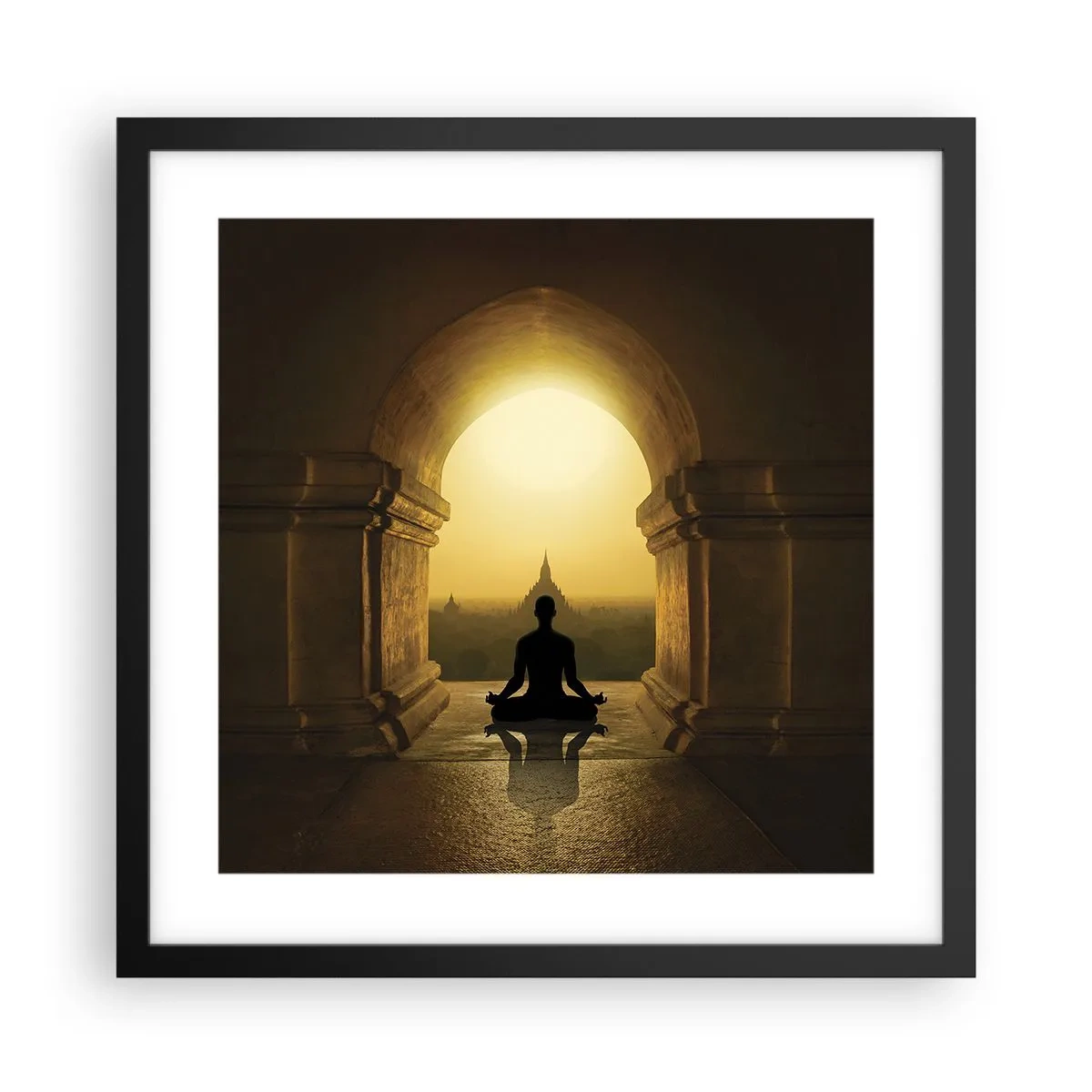 Poster in black frame - Full Harmony - 40x40 cm