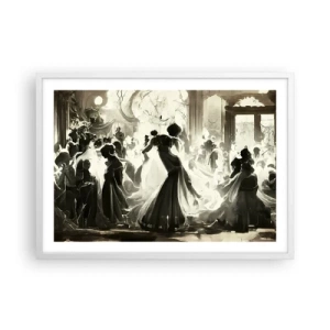 Poster in white frmae - Big Masquerade - 70x50 cm