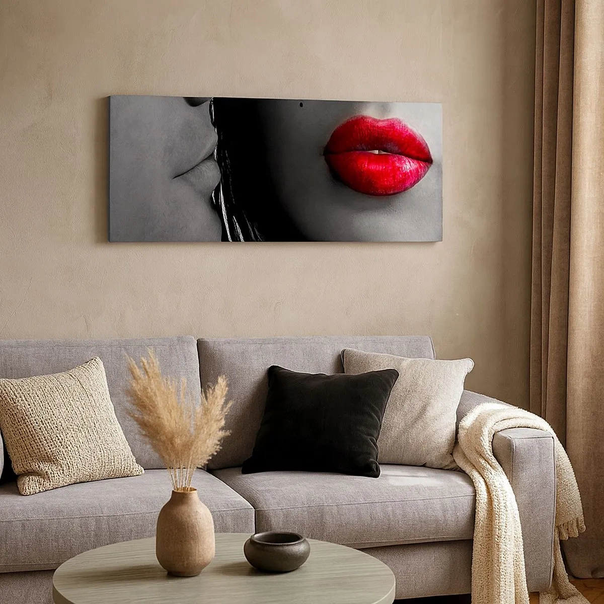 Canvas picture - Face by Face - 100x40 cm