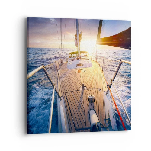 Canvas picture - Running on Waves - 40x40 cm