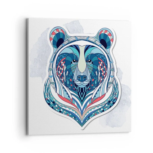 Canvas picture - Eviva Grenlandia! - 70x70 cm