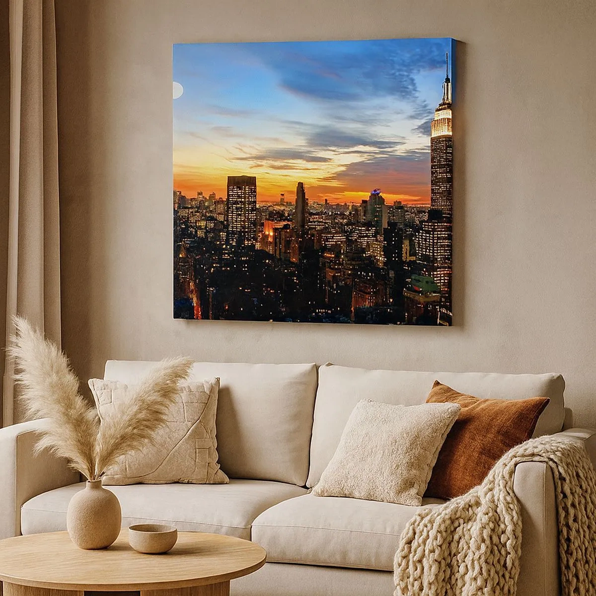 Canvas picture - Starry American Night - 30x30 cm