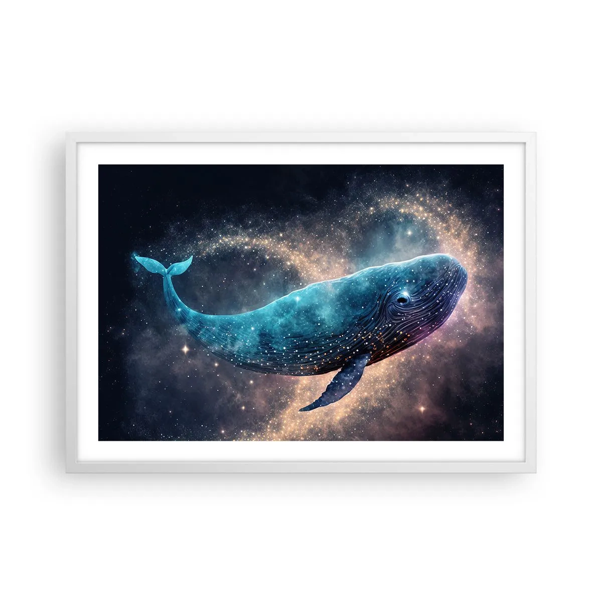 Poster in white frmae - Such World Exists... - 70x50 cm