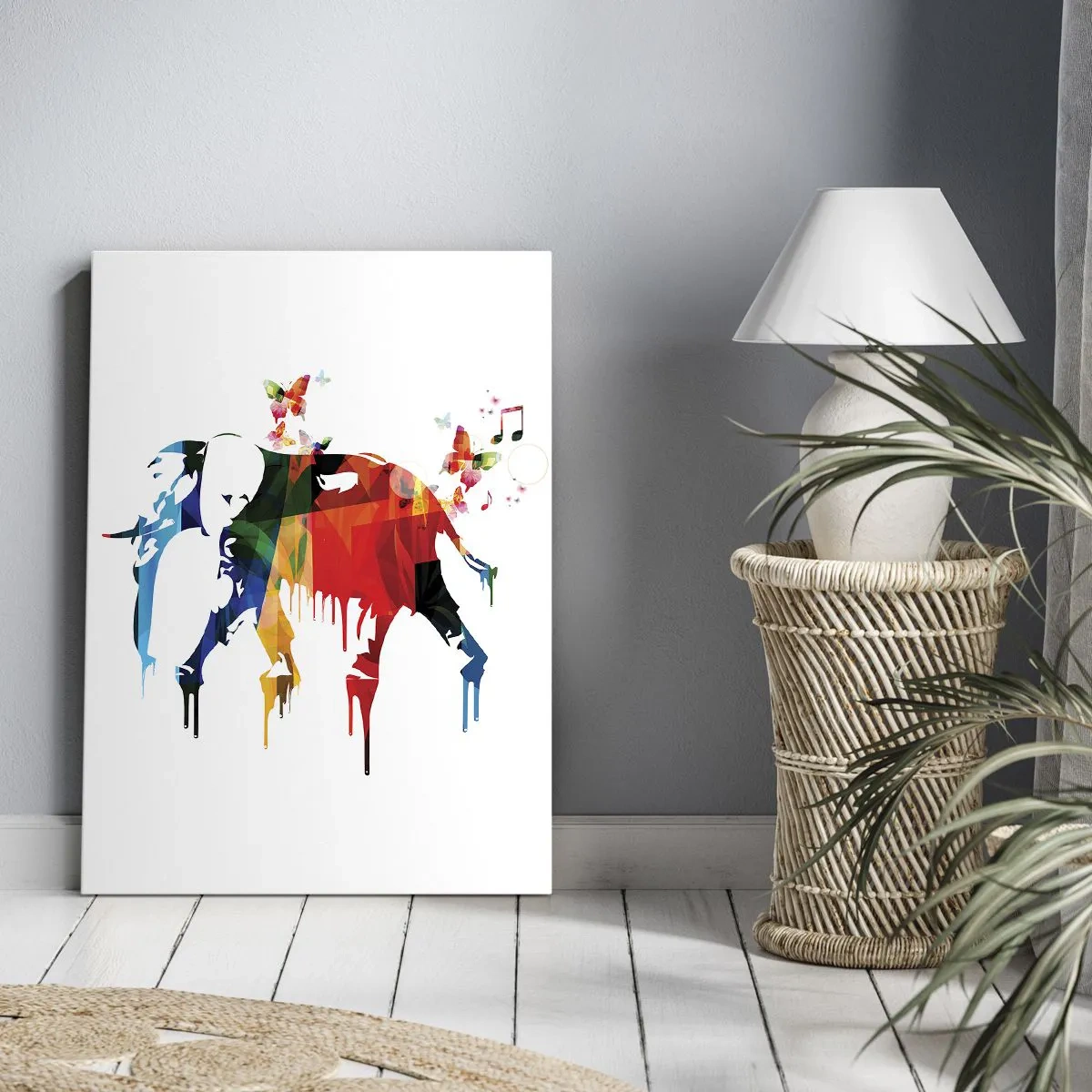 Canvas picture - Everyone Can Dance - 65x120 cm