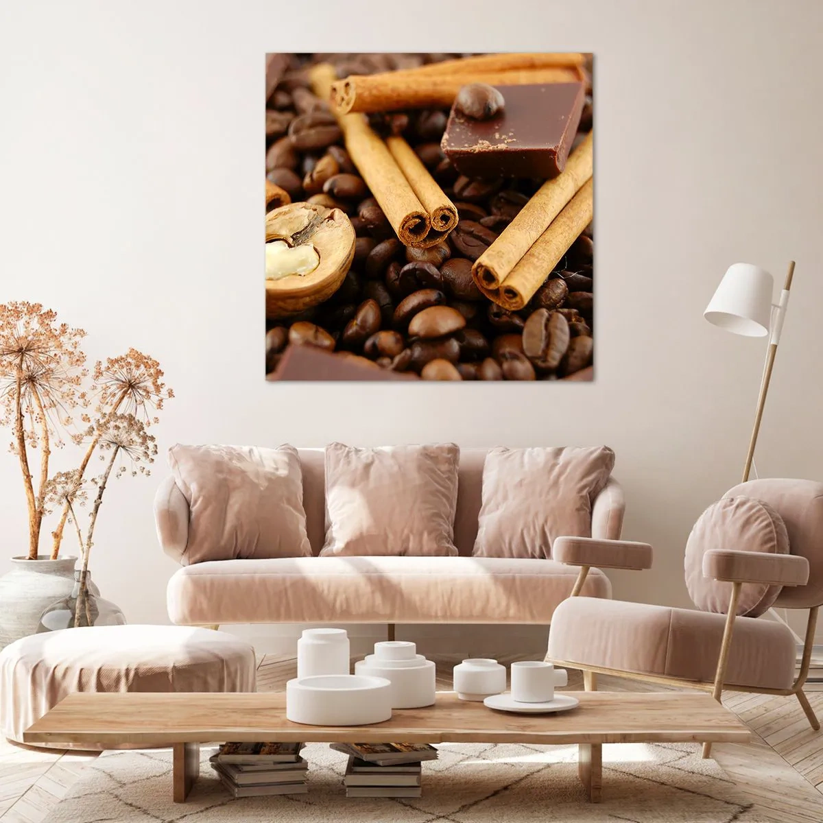 Canvas picture - Concert of Aromas - 50x50 cm