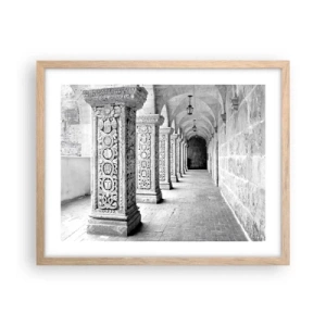 Poster in light oak frame - Where is this Going...? - 50x40 cm