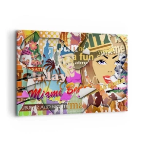 Canvas picture - Holiday Flashbacks - 100x70 cm