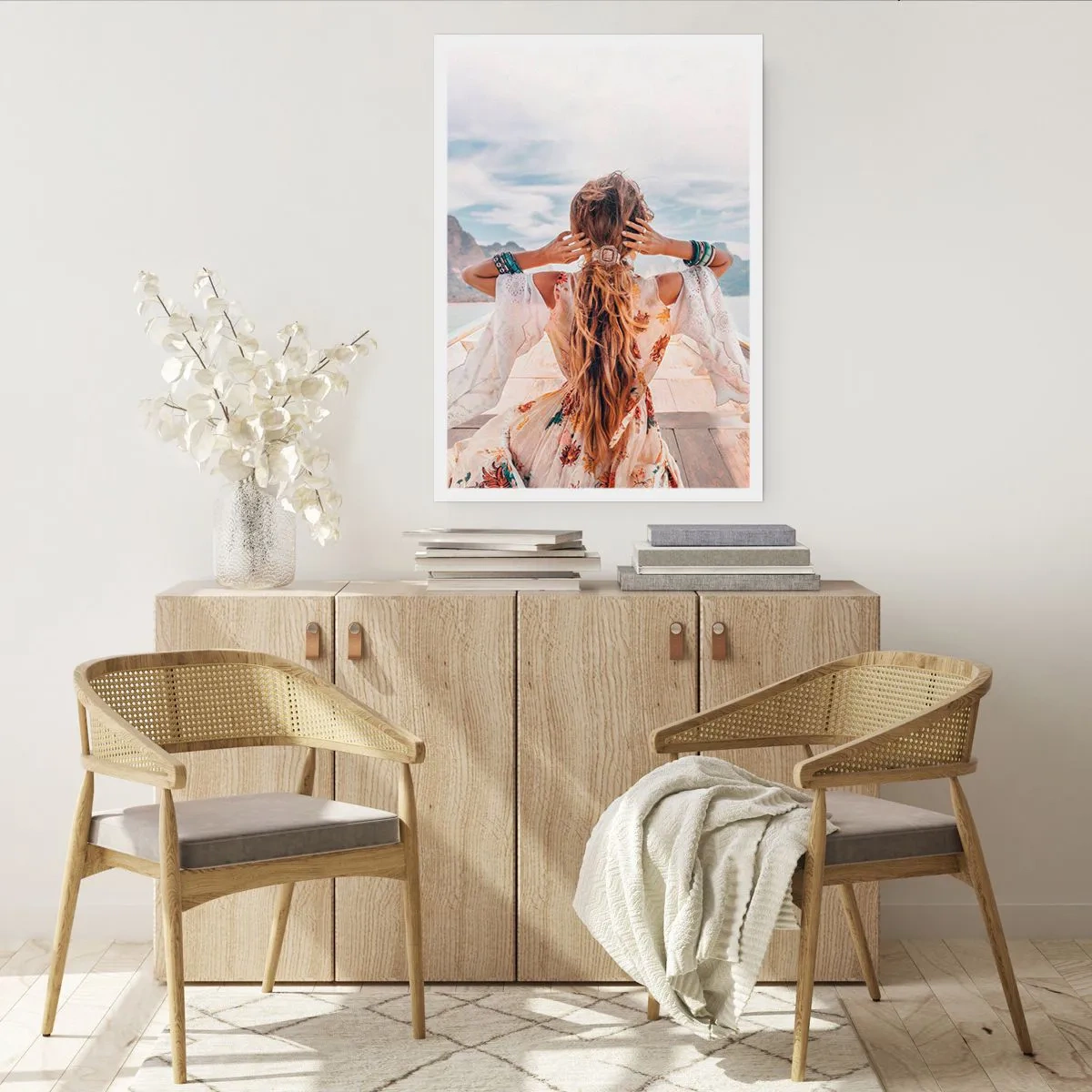 Poster - On the Way to Happiness - 70x100 cm