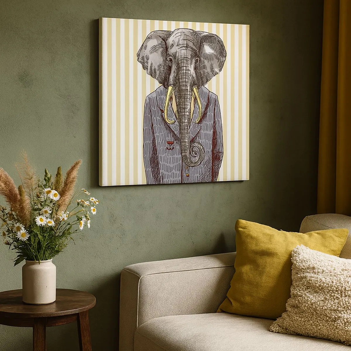 Canvas picture - Elegant By Nature - 30x30 cm