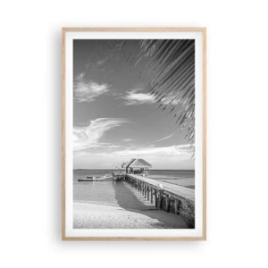 Poster in light oak frame - Memory or a Dream? - 61x91 cm