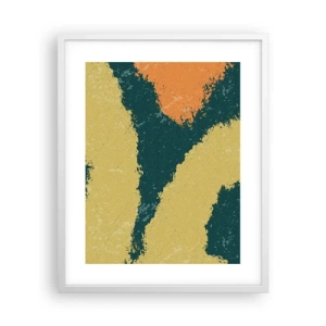 Poster in white frmae - Abstract - Slow Motion - 40x50 cm