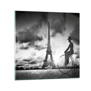 Glass picture - Longing for Belle Epoque - 70x70 cm