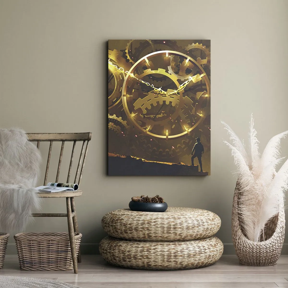 Canvas picture - At the Beginning of Time - 55x100 cm