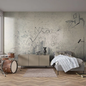 Photo Wallpaper Premium Sand - My Wonderful City Life - Graffiti, Piece, Graphics - 250x175 cm