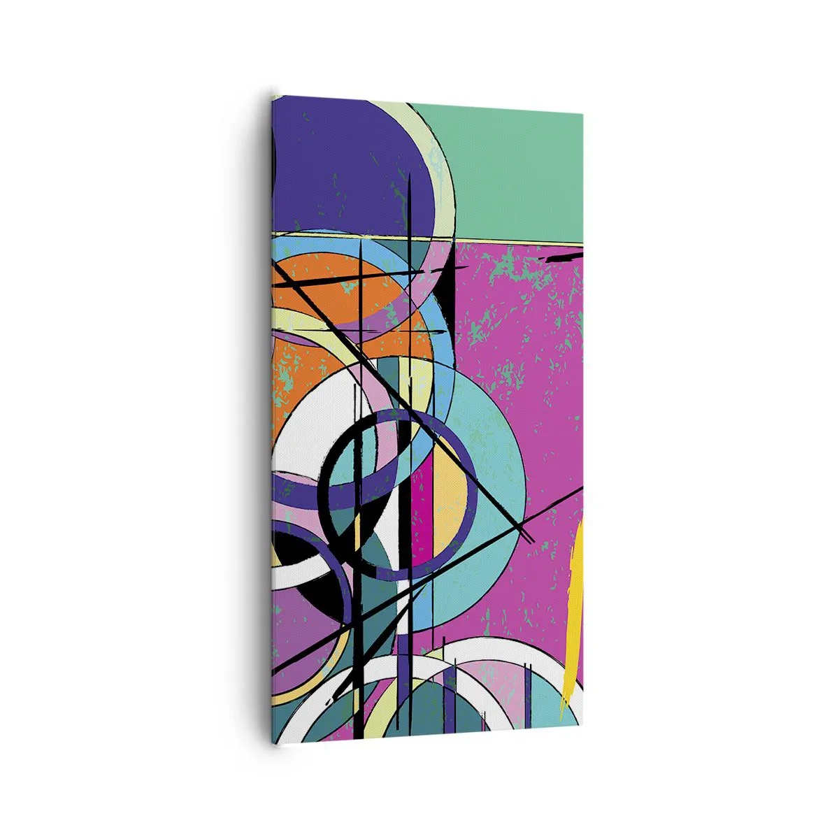 Canvas picture - Wheels Go Round and Round - 65x120 cm