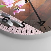 Clock face with numbers