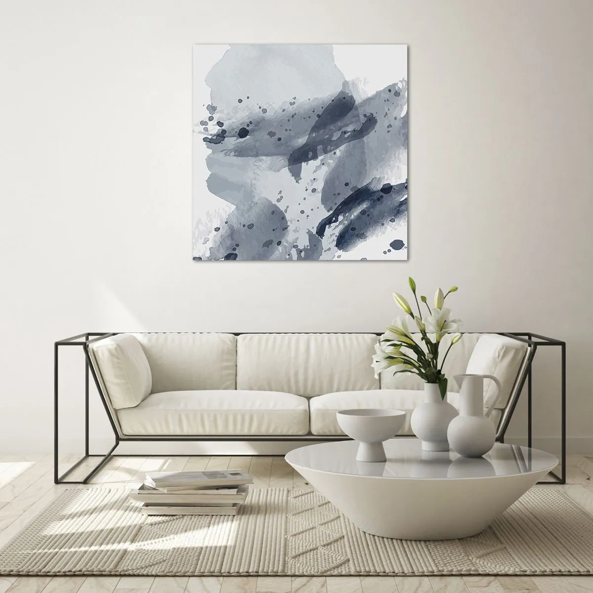 Glass picture - Study in Nature of Water - 50x50 cm