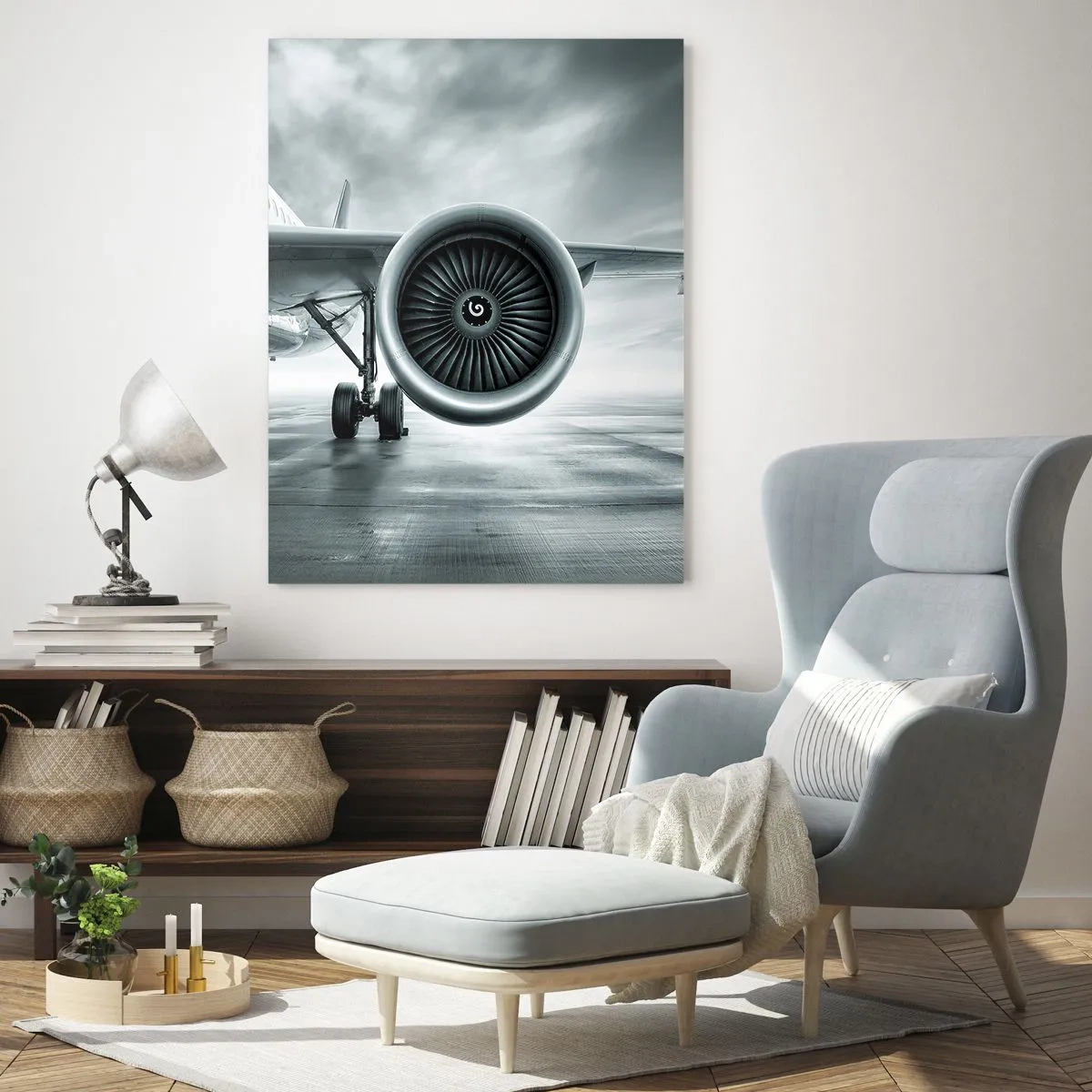 Glass picture - There Is Power! - 50x70 cm