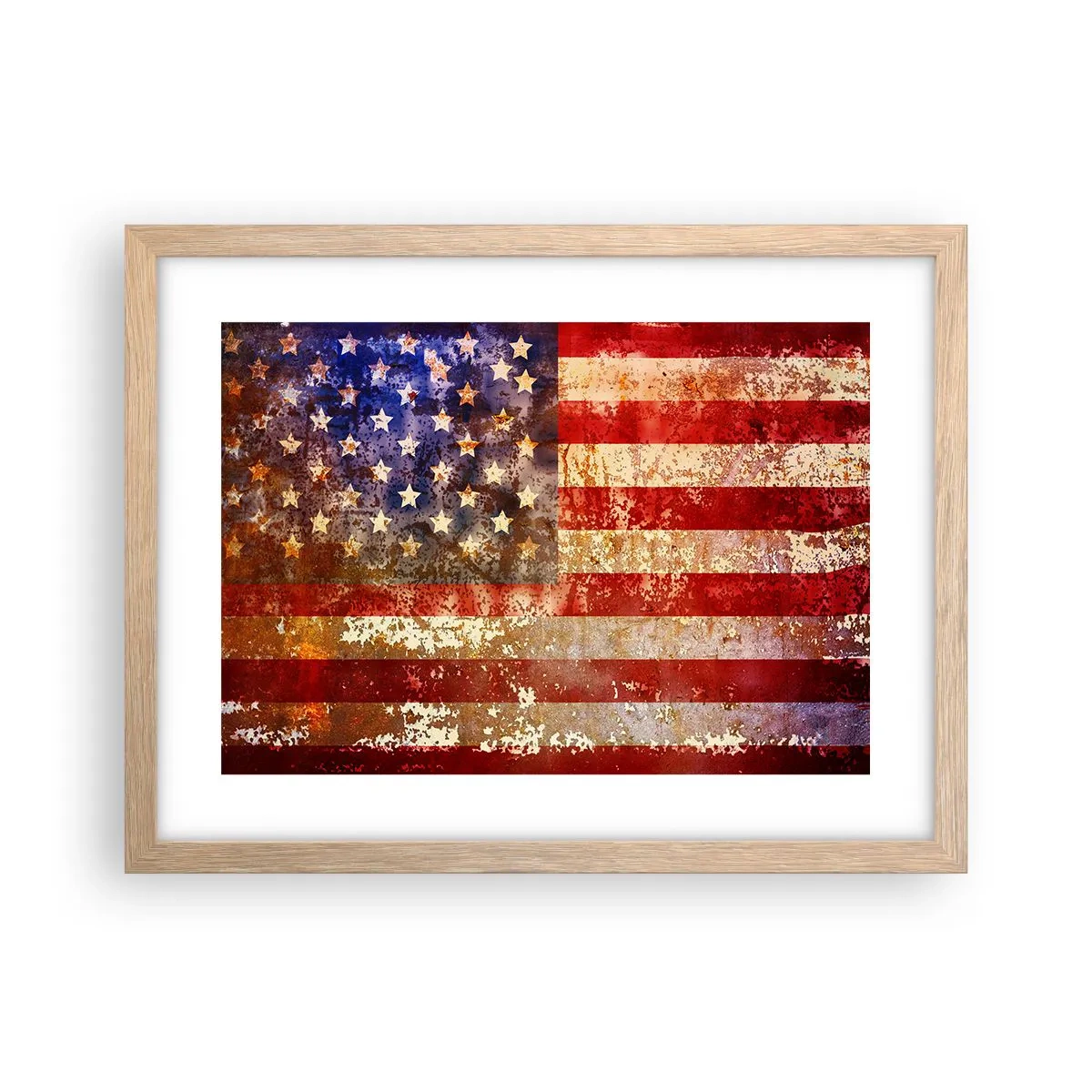 Poster in light oak frame - Glory Does Not Pass - 40x30 cm