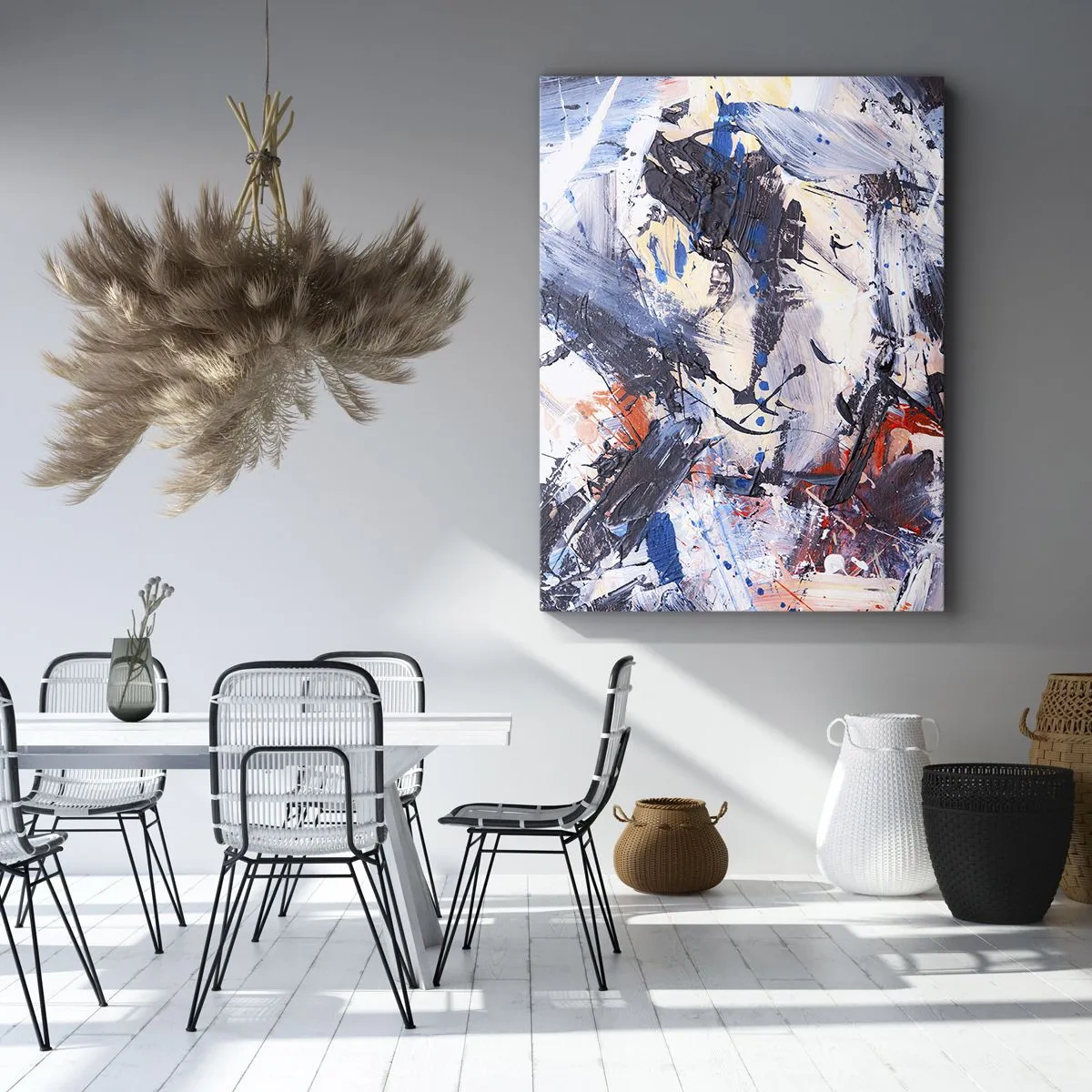 Canvas picture - Crazy Dance of Abstraction - 50x70 cm