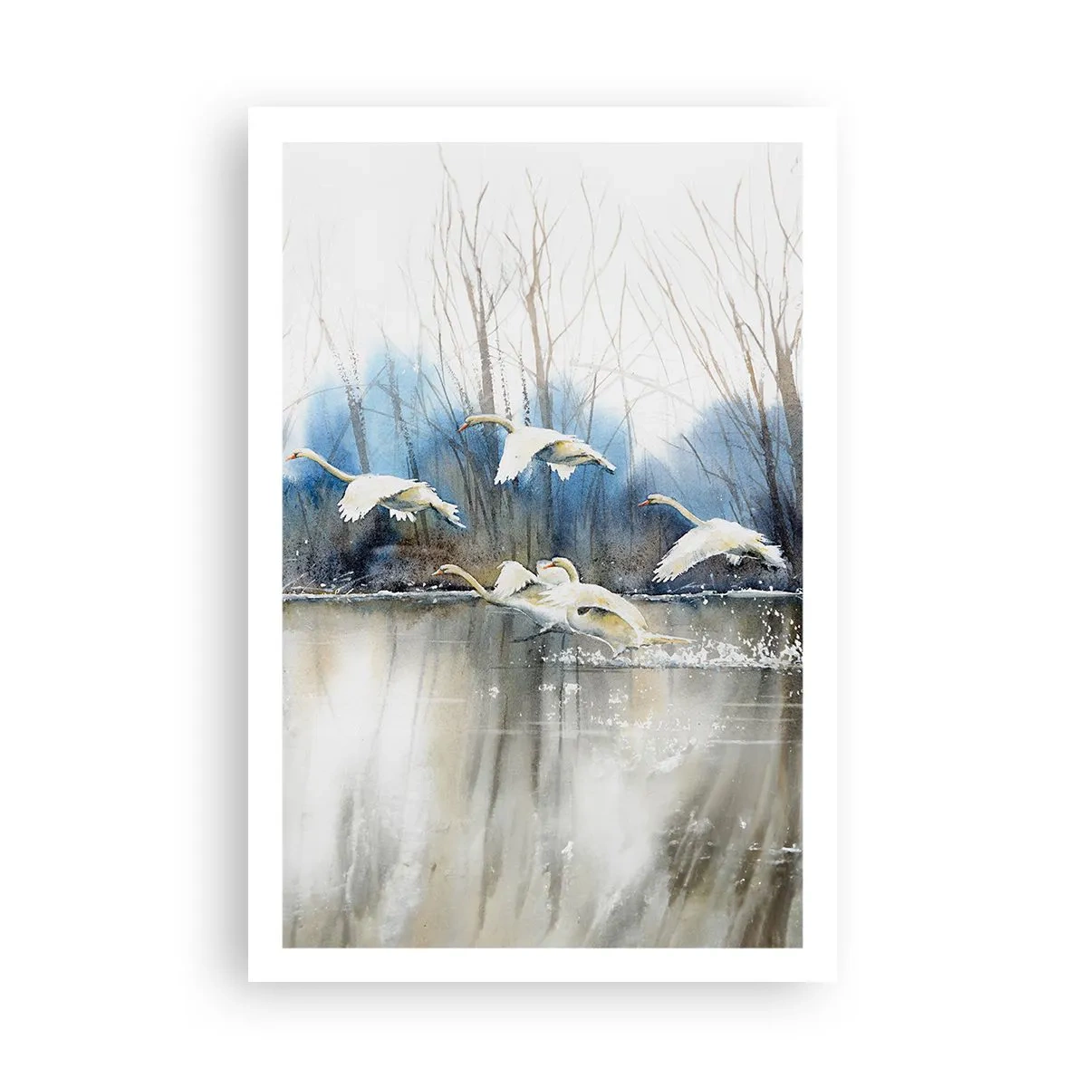 Poster - Like in a Fairy Tale about Wild Swans - 61x91 cm