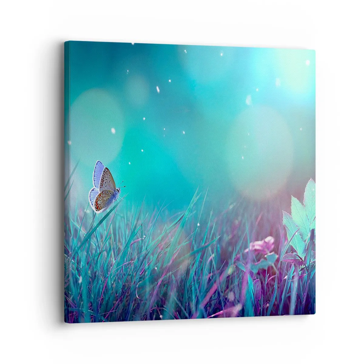 Canvas picture - Secret Life of a Meadow - 30x30 cm
