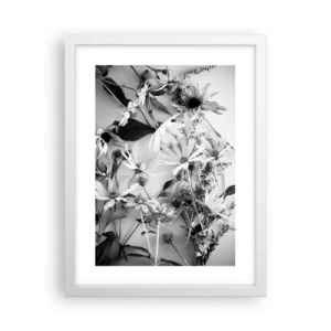 Poster in white frmae - No-Bouquet of Flowers - 30x40 cm