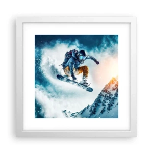 Poster in white frmae - Extreme Emotions - 30x30 cm
