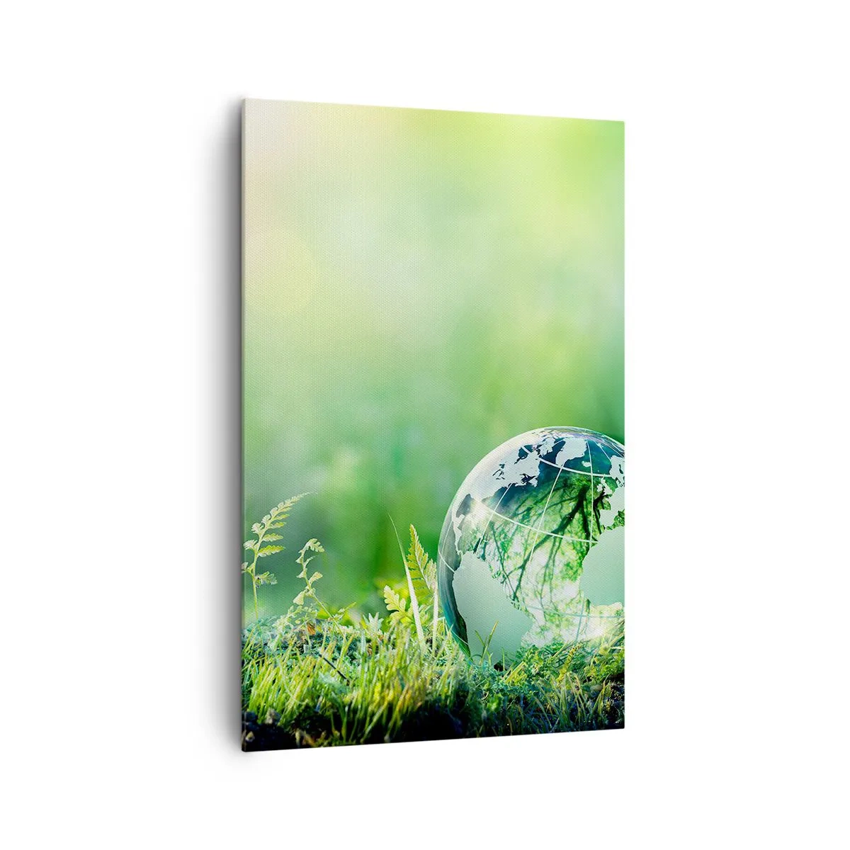 Canvas picture - Green Planet - 80x120 cm