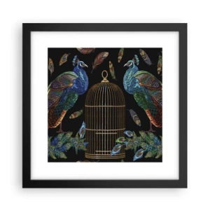 Poster in black frame - In Royal Robes - 30x30 cm