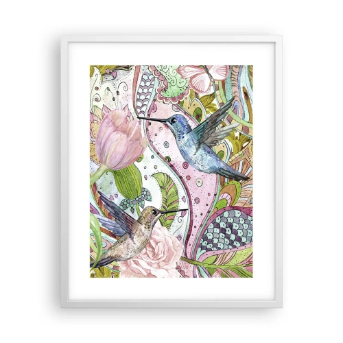 Poster in white frmae - Entwined in the Vines - 40x50 cm