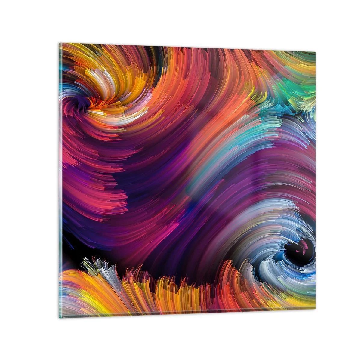 Glass picture - Beginning of New World - 70x70 cm