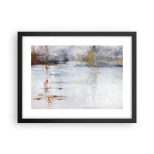 Poster in black frame - Behind a Curtain of Air - 40x30 cm