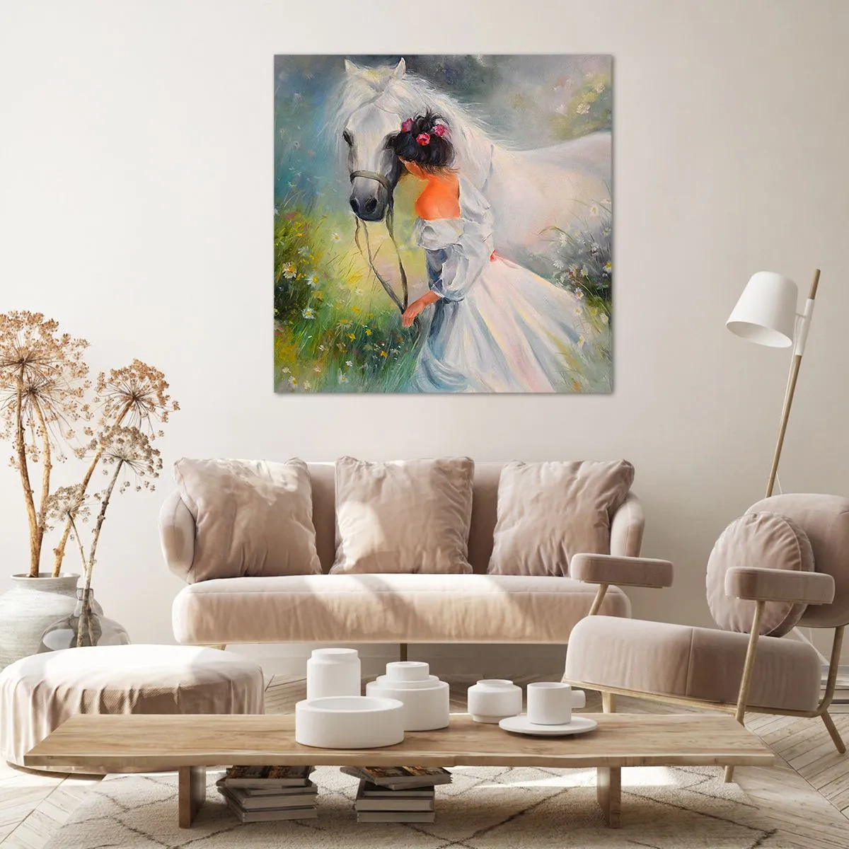 Canvas picture - Like from a Beautiful Dream - 70x70 cm