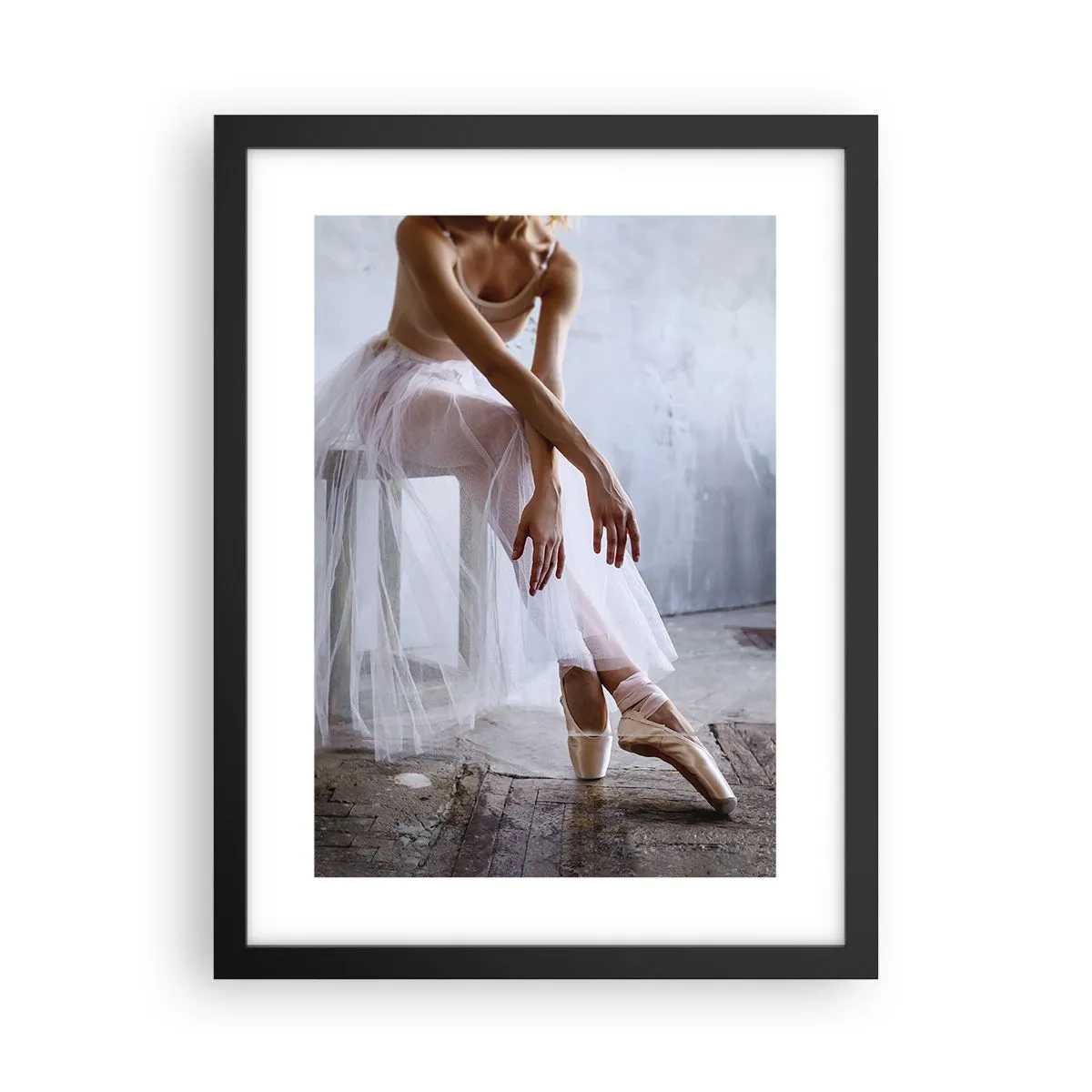 Poster in black frame - Before the Ramp Lights Are On - 30x40 cm