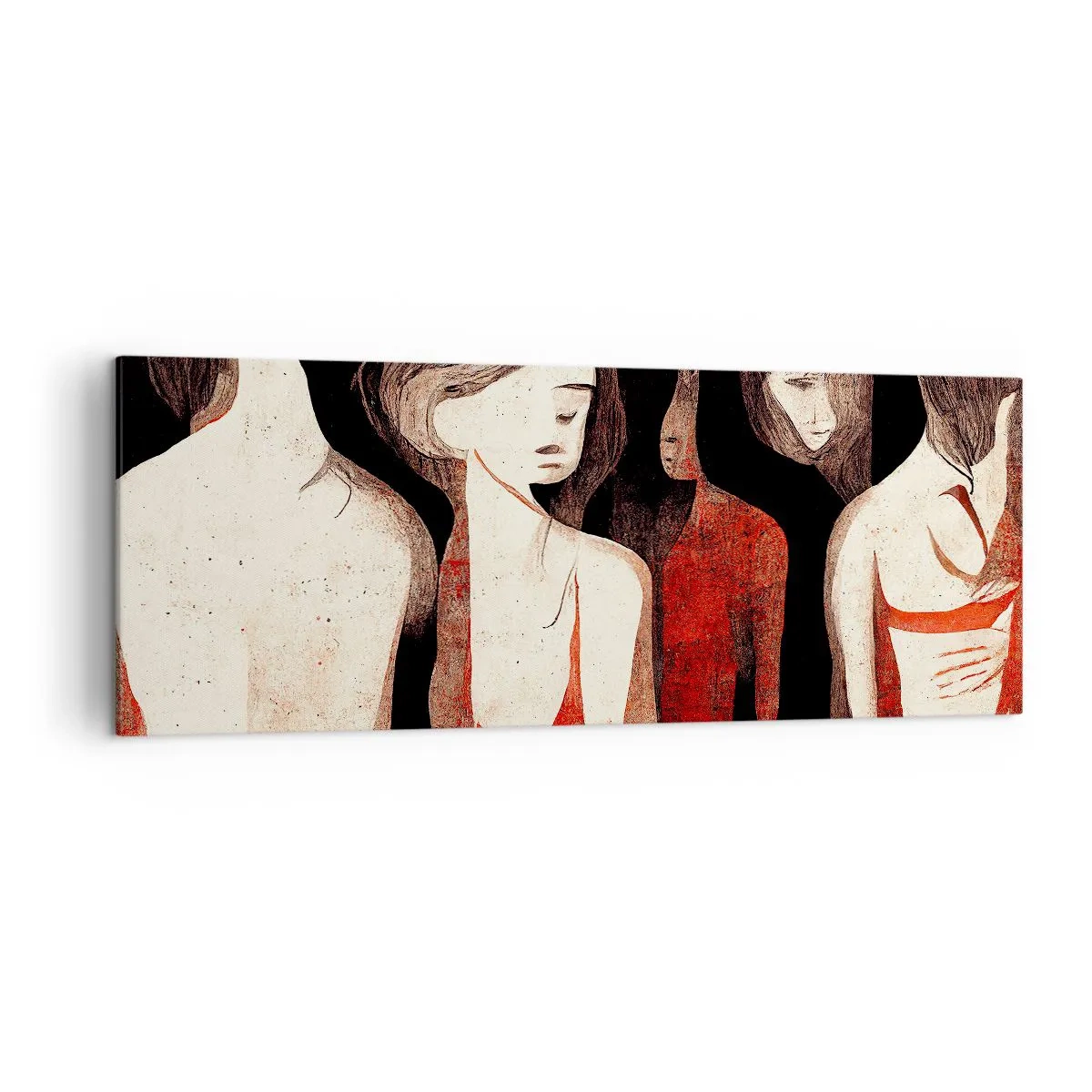 Canvas picture - Madonnas from Darkness - 140x50 cm
