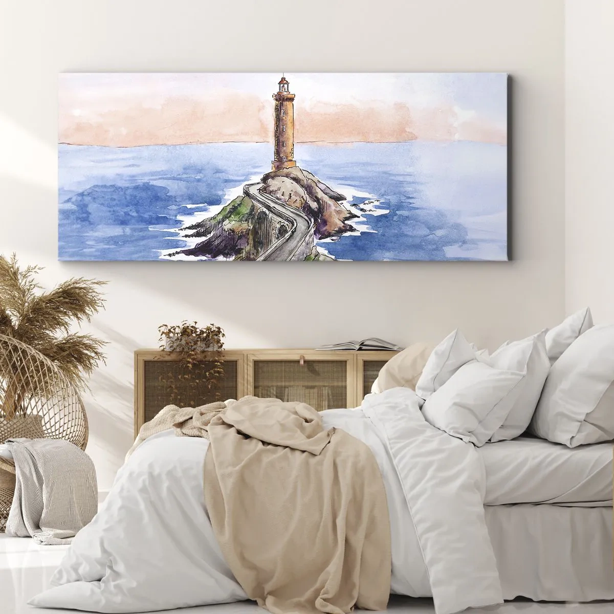Canvas picture - In the Direction of the Sea - 120x50 cm