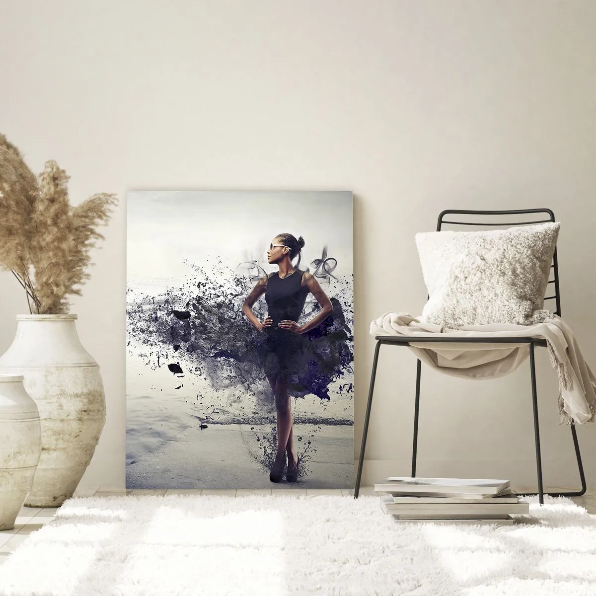 Glass picture - African Venus - 50x70 cm