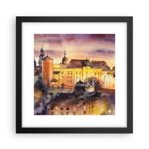 Poster in black frame - History and Fairytale - 30x30 cm