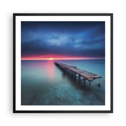 Poster in black frame - Between Heaven and Earth - 60x60 cm