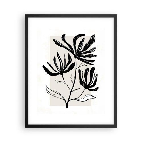 Poster in black frame - Sketch for a Herbarium - 40x50 cm