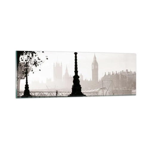 Glass picture - London Morning - 90x30 cm