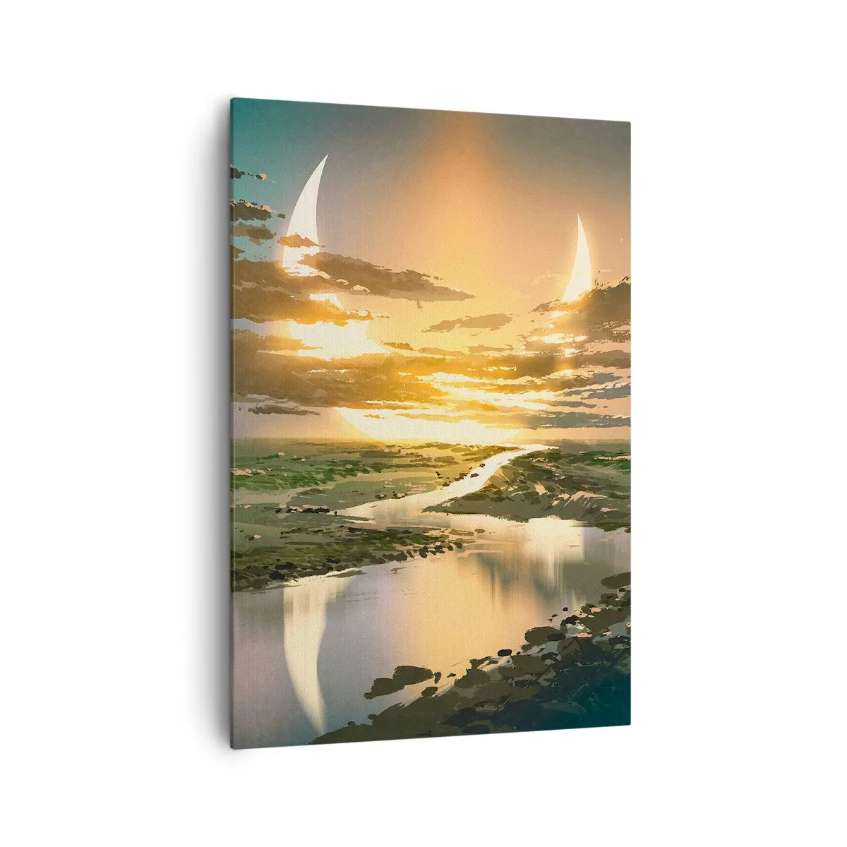 Canvas picture - Somewhere in a Distant Galaxy - 70x100 cm