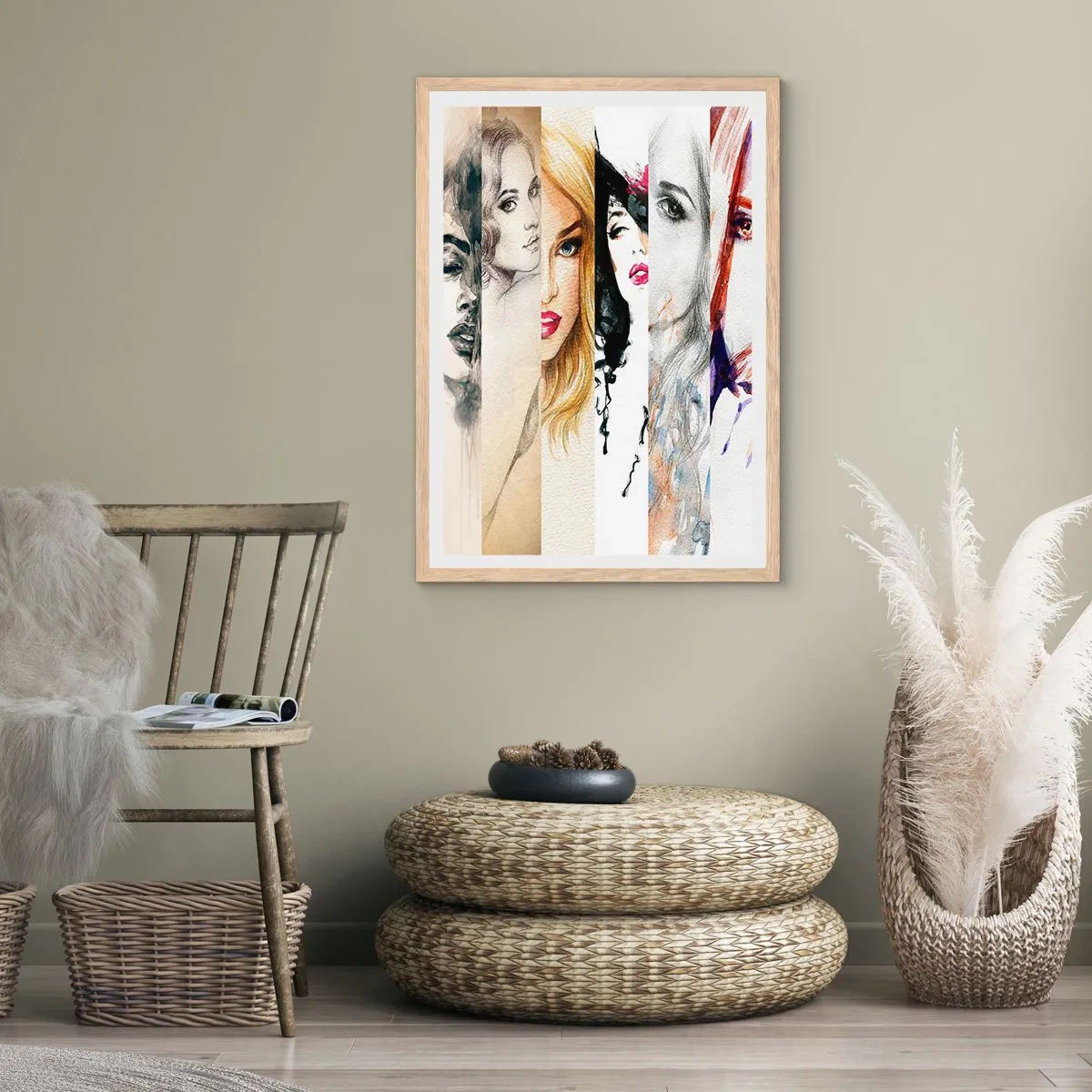 Poster in light oak frame - And It Is Always You - 50x70 cm